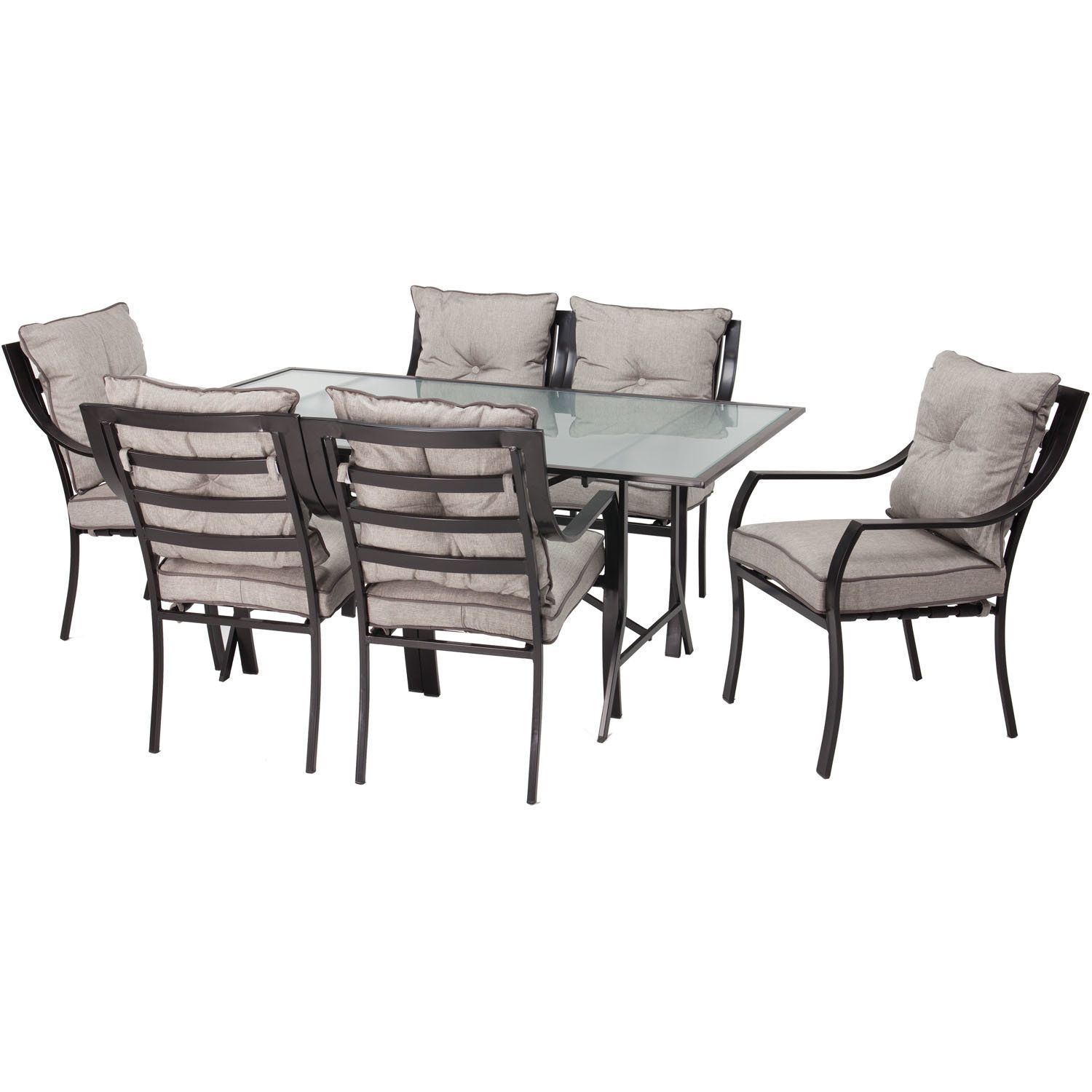 Darby Home Co Bozarth 7 Piece Dining Set With Cushion In Recent Miskell 5 Piece Dining Sets (Photo 16 of 20)
