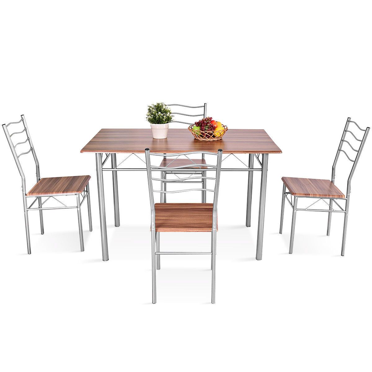 Details About Winston Porter Miskell 5 Piece Dining Set Throughout 2018 Miskell 5 Piece Dining Sets (Photo 3 of 20)