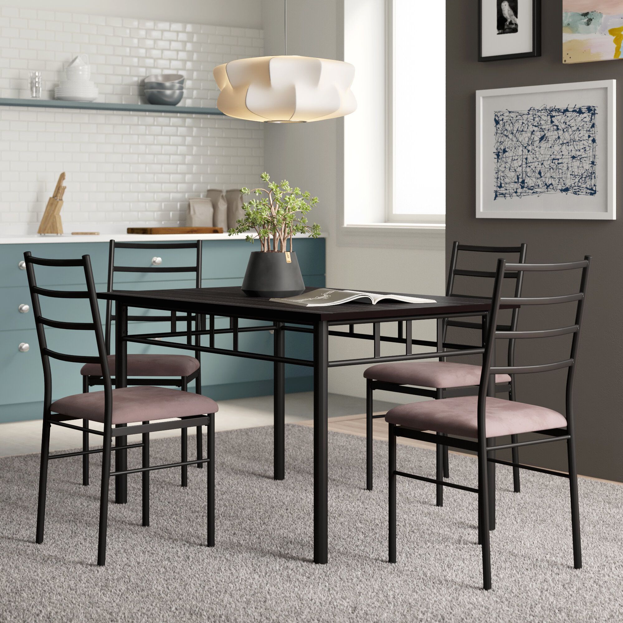 Jarrod 5 Piece Dining Set Intended For Recent Pattonsburg 5 Piece Dining Sets (Photo 17 of 20)