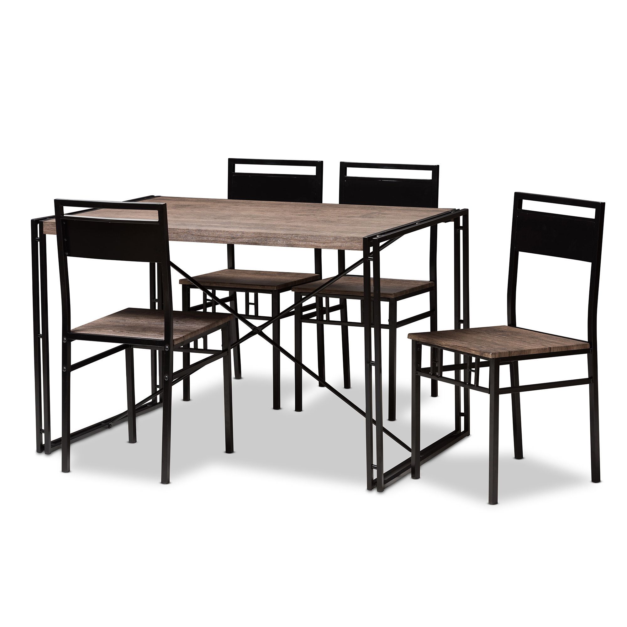 Mizell 5 Piece Dining Set With Regard To Most Current Wiggs 5 Piece Dining Sets (Photo 10 of 20)