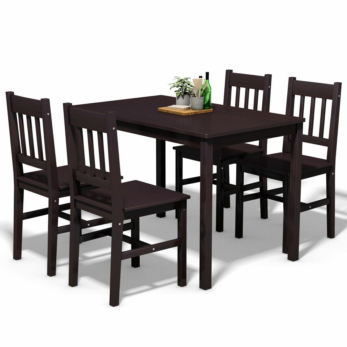 Sundberg 5 Piece Solid Wood Dining Set Within Newest Miskell 5 Piece Dining Sets (Photo 6 of 20)
