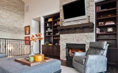 The Natural Warmness of the Stone Fireplace