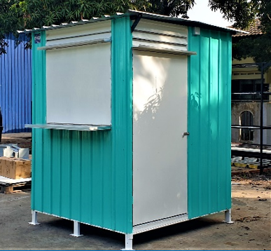 KIOSK / FOOD STALL CABIN ( Low Cost ) 6X6 Ft