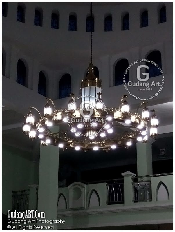 Custom Lampu Gantung Replika Masjid Nabawi
