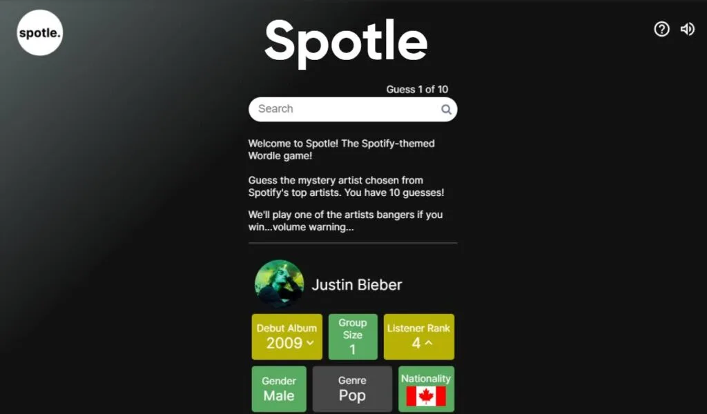 Spotify Spotle; Spotify Game Spotle Answer 2024 | Spotle Answer Today Guide