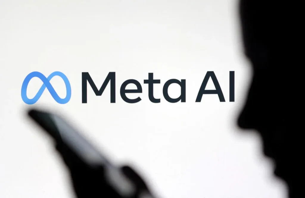 Meta AI with logo written with a blur image of a man holding a phone in his hand; How to Remove Meta AI From Instagram? Here Are The 2 Ways