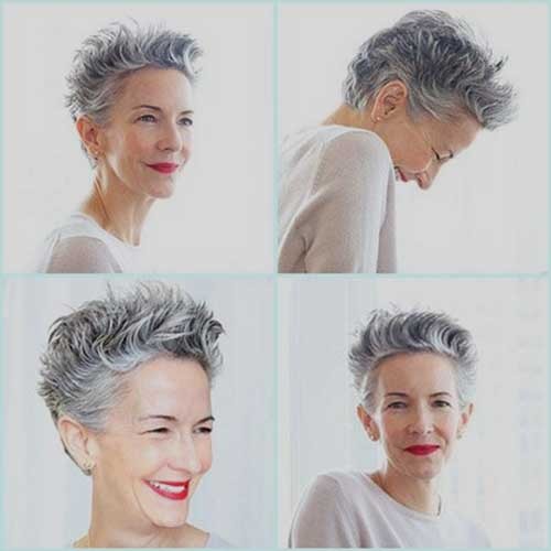 Cute-Short-Pixie-Hairstyle-for-Older-Women Short Pixie Hairstyles for Older Women 