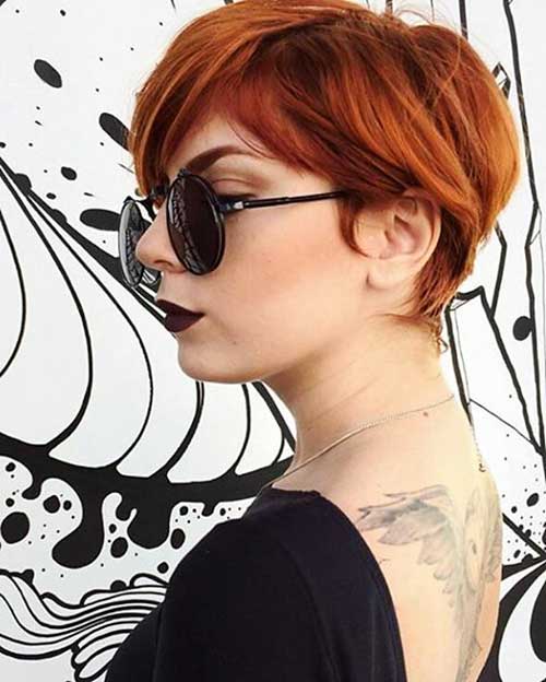 Red-Pixie-Hair-Idea Eye-Catching Short Red Hair Ideas to Try 