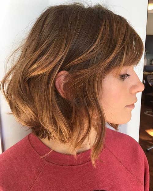 short-brown-hair-2 Best Short Hairstyle Ideas 2019 