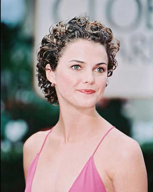 Keri-Russell’s-Curly-Short-Hairstyle Celebrity Short Curly Hairstyles 