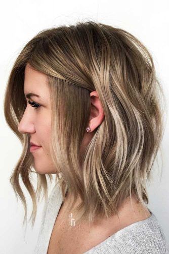 Long-Bob-With-Highlights-mediumhairstyles-for-thick-hair 15 Graceful Medium Length Haircuts for Thick Hair 