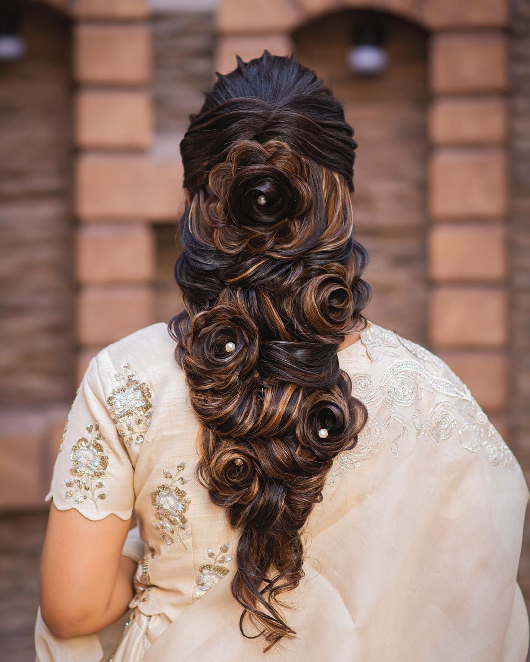 Flowers-in-Hair 21 Bridal Hairstyles 2020 for an Elegant Look 