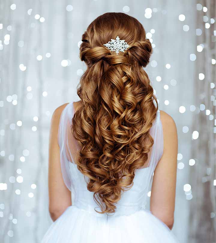 Princess-Hair-with-Big-Curls 21 Bridal Hairstyles 2020 for an Elegant Look 
