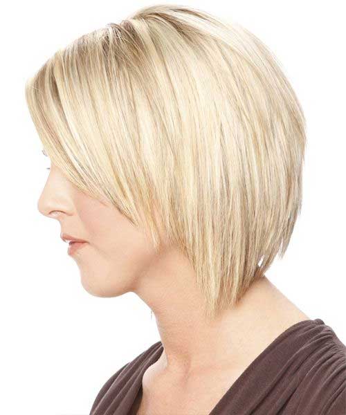 Short-Straight-Inverted-Bob-Hairstyle 28 Short Straight Casual Hairstyles 