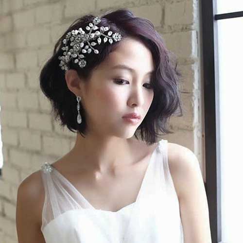 Bridal-Hair-Style 20 Best Short Hairstyles for Wedding You Should See 