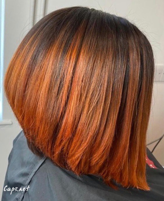 Copper-Bob-1 40 Beautiful Short Hairstyles for Instagram Collection 
