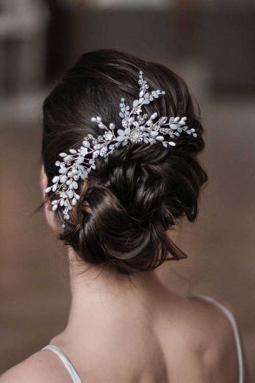 Cute-Updo 20 Best Short Hairstyles for Wedding You Should See 