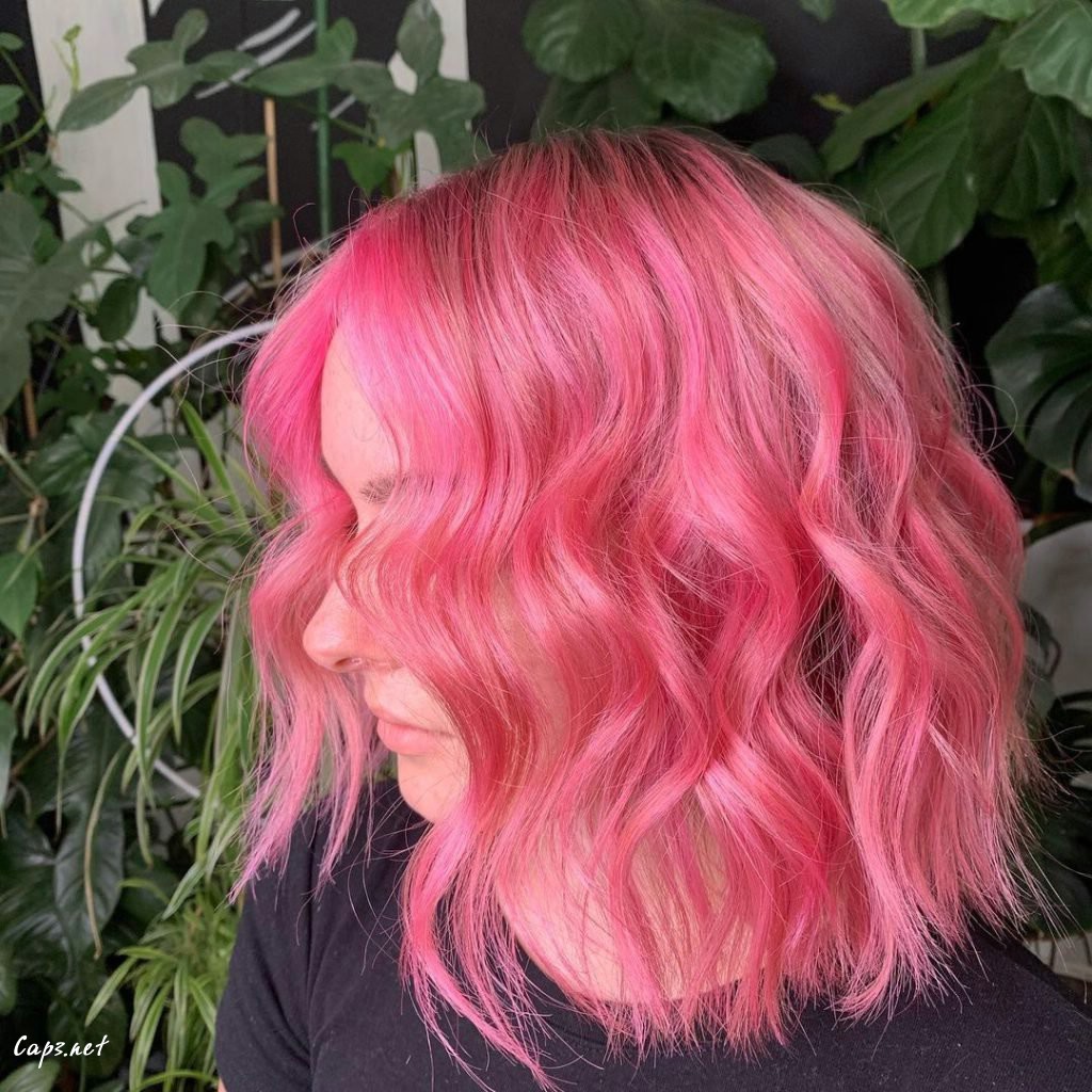 Pink-Lob-1 40 Beautiful Short Hairstyles for Instagram Collection 
