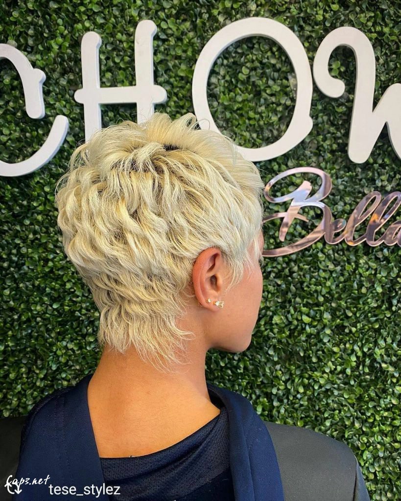 Platinum-1 40 Beautiful Short Hairstyles for Instagram Collection 