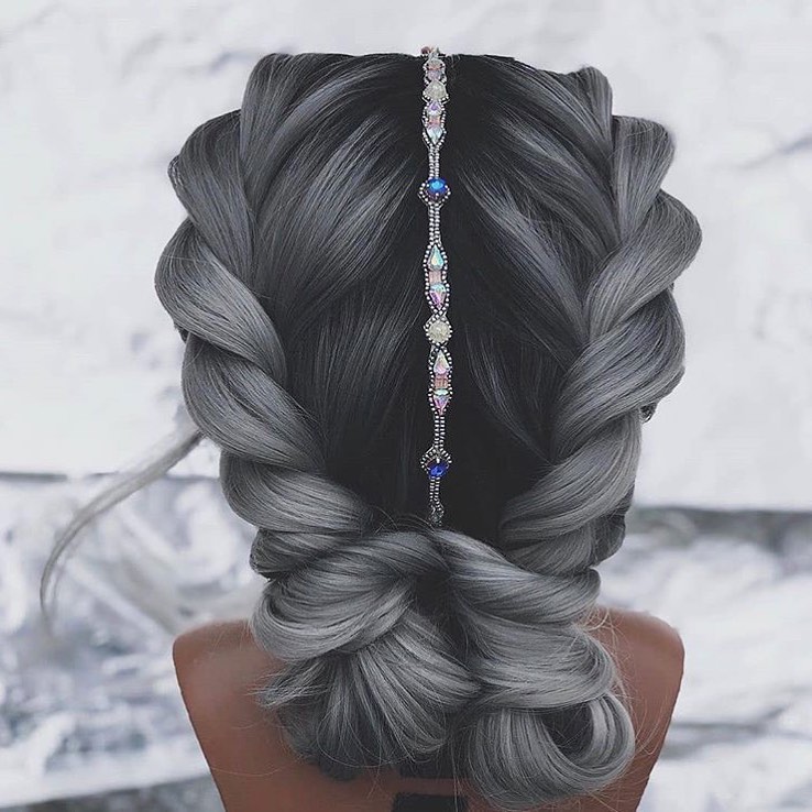 Double-Braid-Hair 30 of the Most Elegant Wedding Short Hairstyles 