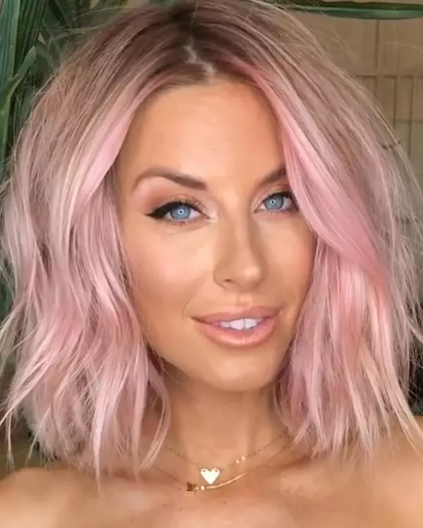 Pastel-Pink-Short-Hairstyle 34 Popular Pink Hair Color Ideas To Try in 2022 