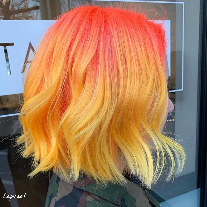 Sunset-Lob 45 Beautiful Short Hairstyles Shared on Instagram 
