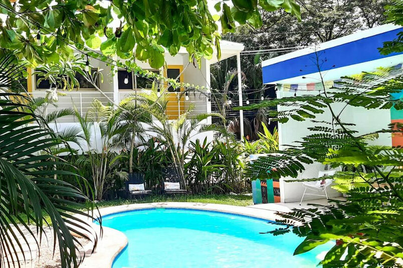 Calma Apartments is a great airbnb Santa Teresa Costa Rica option with pool and cabin