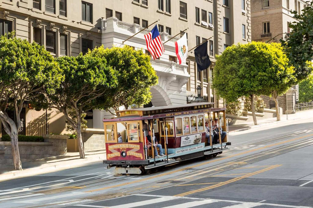 Grab a cable car directly from the best boutique hotels in San Francisco, California