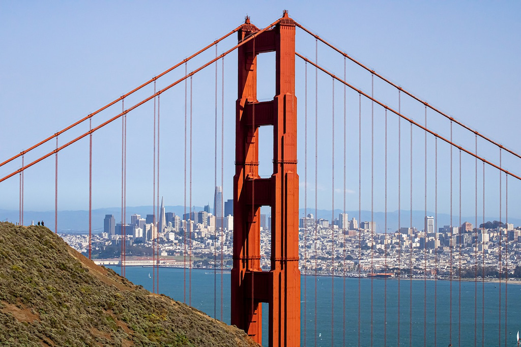 panoramic of the Golden Gate bridge captions for Instagram