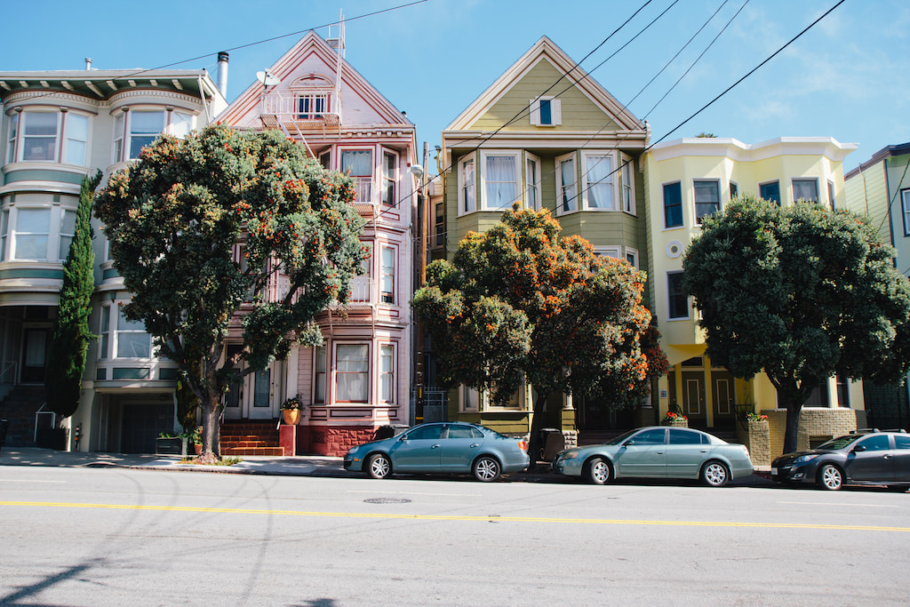 colorful buildings in San Francisco slogans