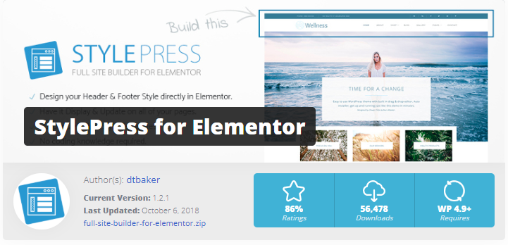 StylePress - Elementor page builder
