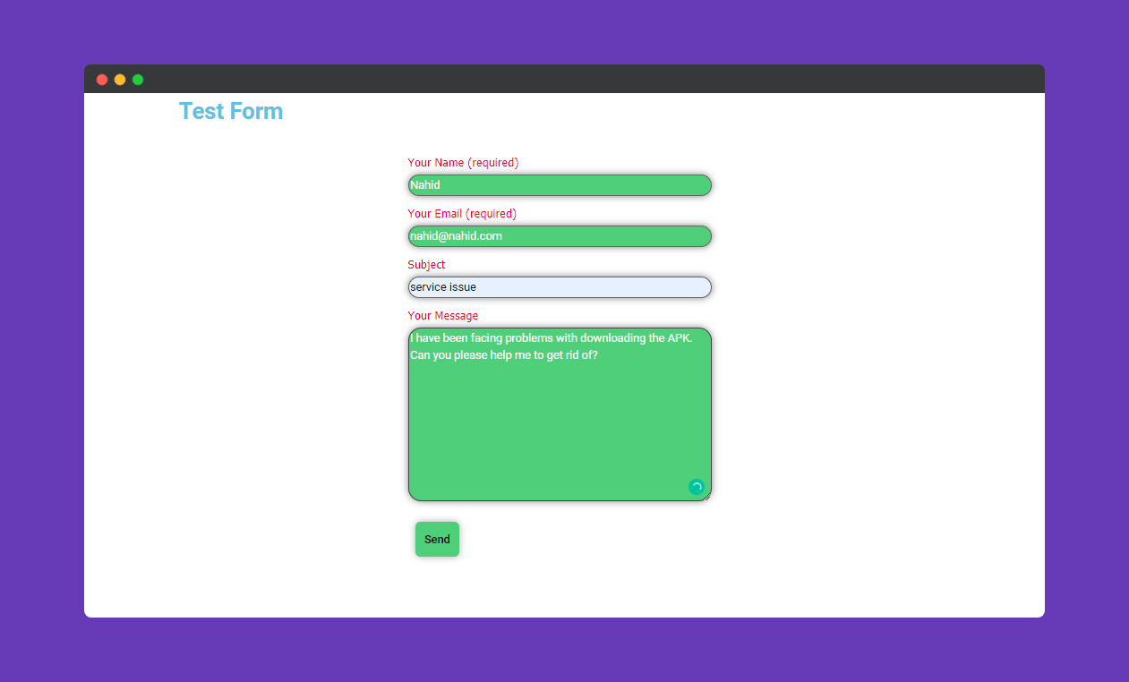 09. Adding Contact form