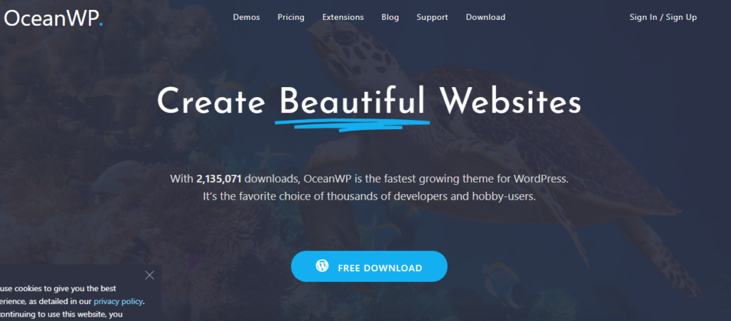 The Fittest WordPress Theme: OceanWP
