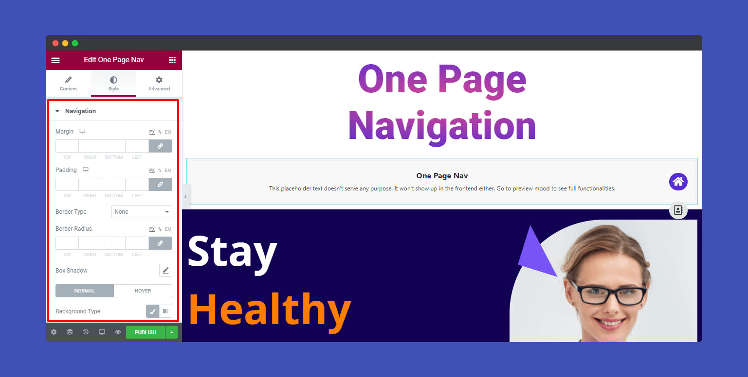 Default Style Navigation
