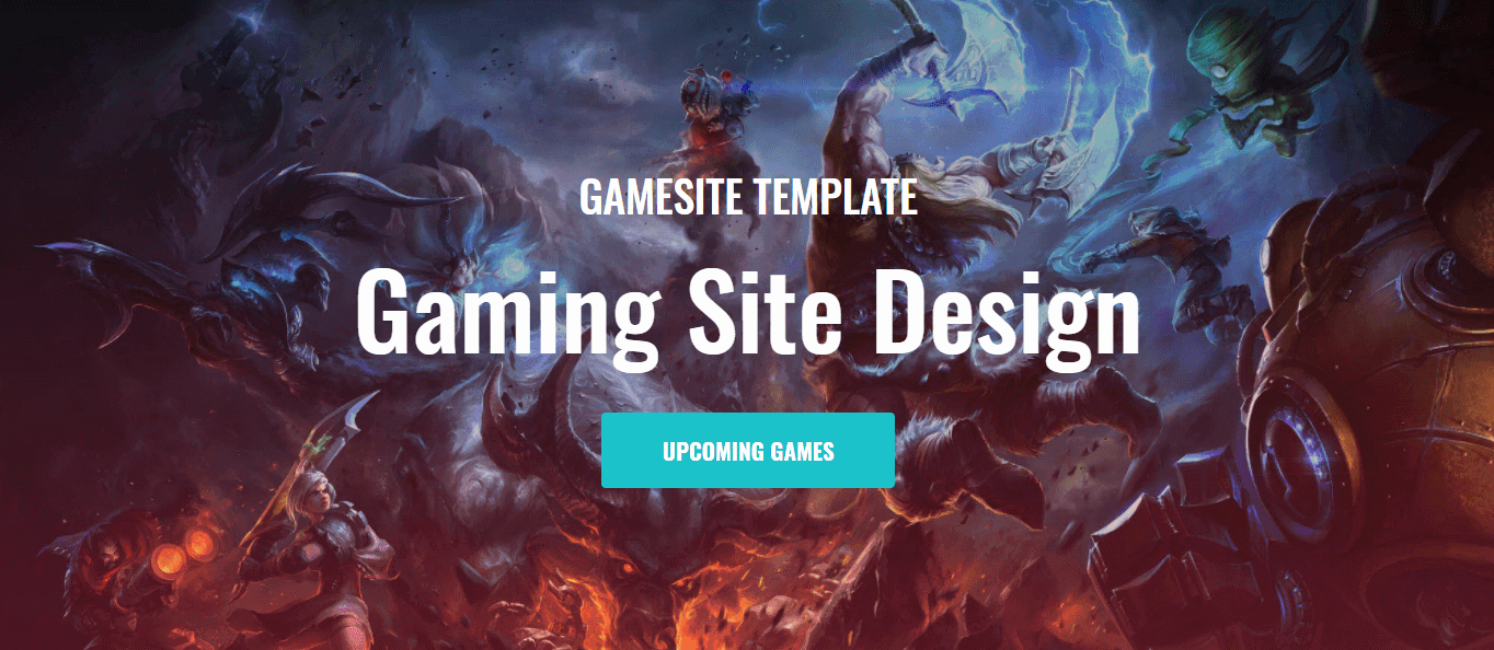 Games & Entertainment Elementor Landing Page Templates