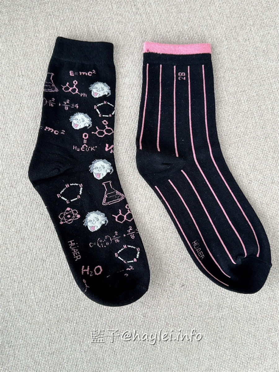 MIT精品襪/HUAER Design 獨家設計襪-100%MIT純棉中筒襪，文創風格設計時尚，讓襪子穿搭變得豐富有趣，再加上穿起來透氣柔軟舒適吸汗排汗，絕對是選購流行襪的一時之選! 攝影 民生資訊分享 穿搭分享 