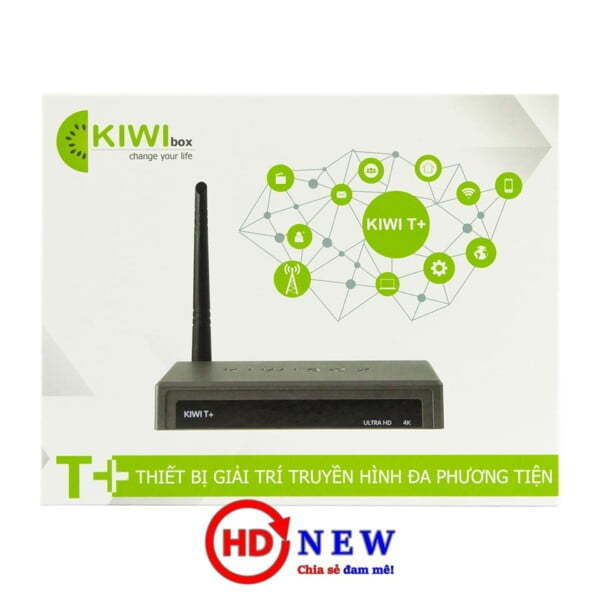 KiwiBox T+ - Android Box tích hợp DVB-T2, chuẩn 4K sắc nét | HDnew - Chia sẻ đam mê