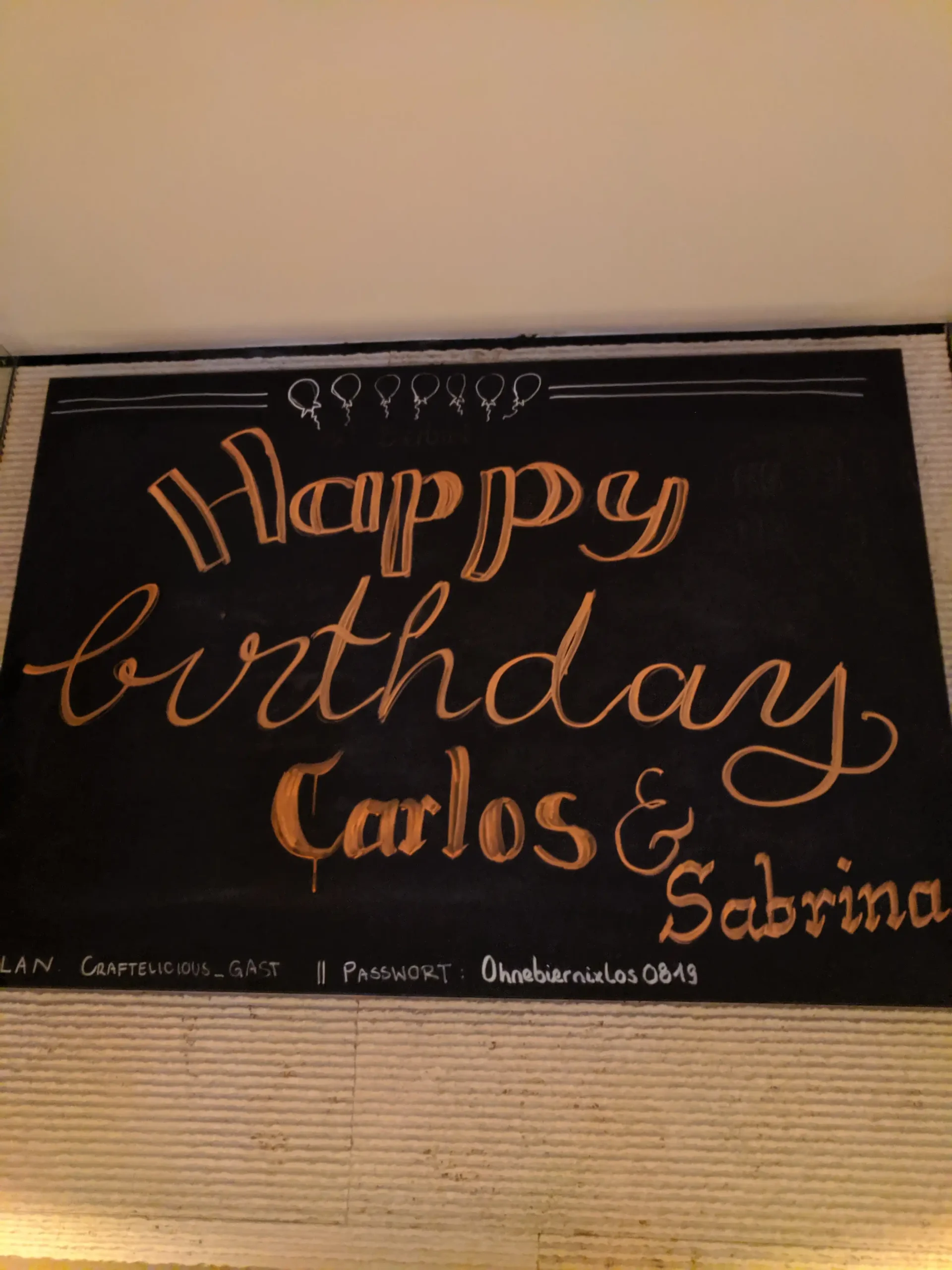 Craftelicious Geburtstag Carlos
