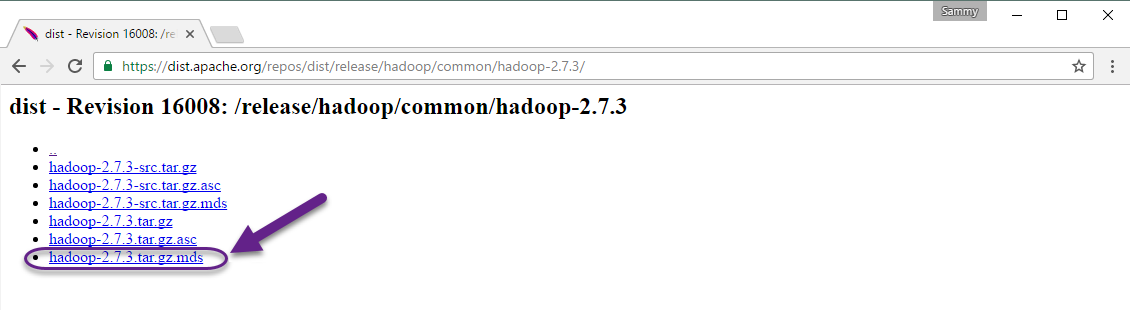 Link z biblioteką Hadoop