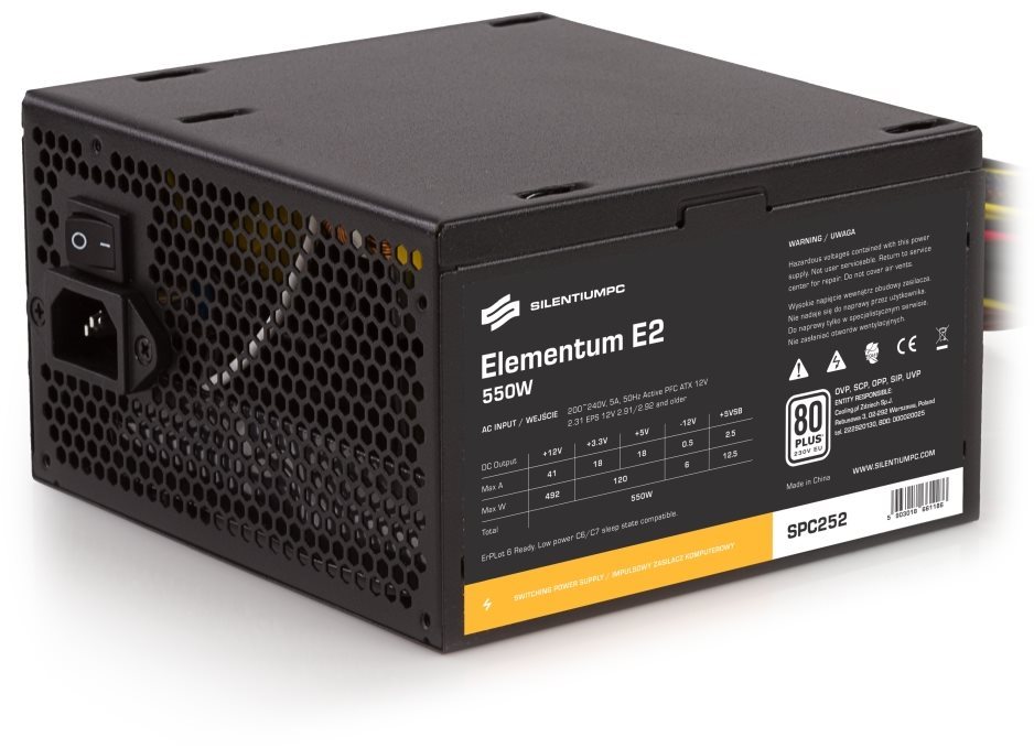 SilentiumPC Elementum E2 550W