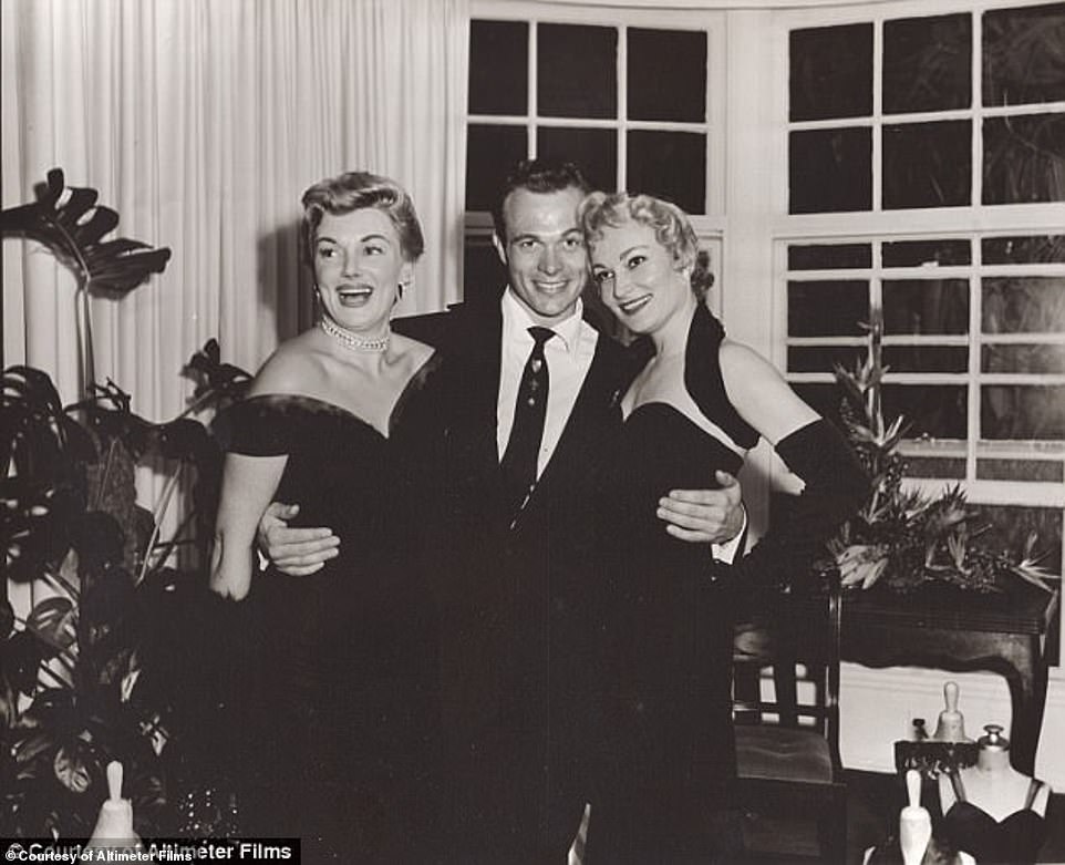 Bowers (center) claims he was a 'pimp' for the Hollywood elite during the Golden Age of cinema starting in the mid 1940s