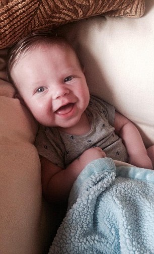 Five-month-old Christopher Swist (pictured) died Monday, three days after his mother Jessica McCarty killed his two older siblings in a botched murder-suicide. McCarty survived the attack and was arrested