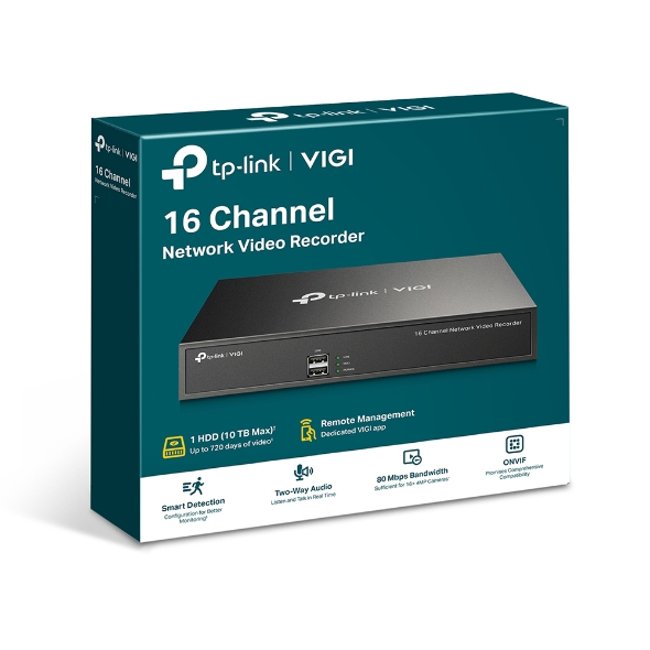 TP-Link VIGI NVR1016H VIGI 16 路網路監控主機(NVR)