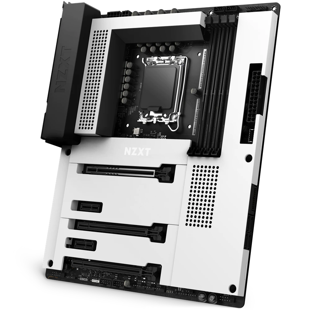 NZXT N7 Z690 DDR4 ATX 主機板 - Matte White 白色