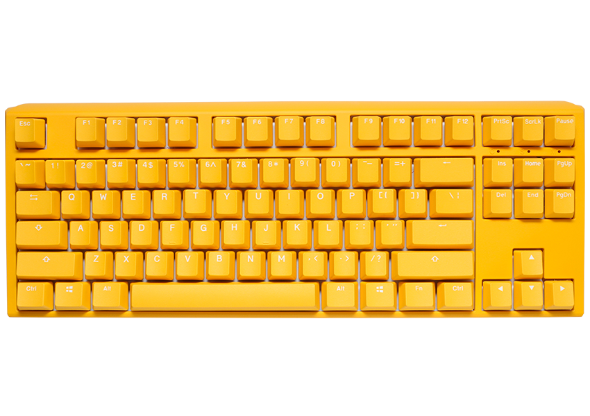 Ducky One 3 Mini Yellow Hot-Swap RGB 機械式鍵盤- 白軸| 飛馬電腦 