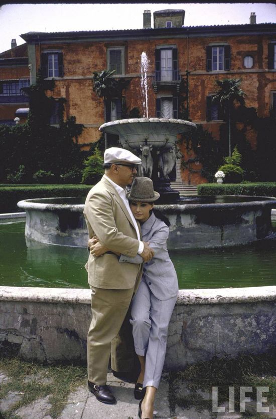 Love Story Sophia Loren and Carlo Ponti, Rome Italy