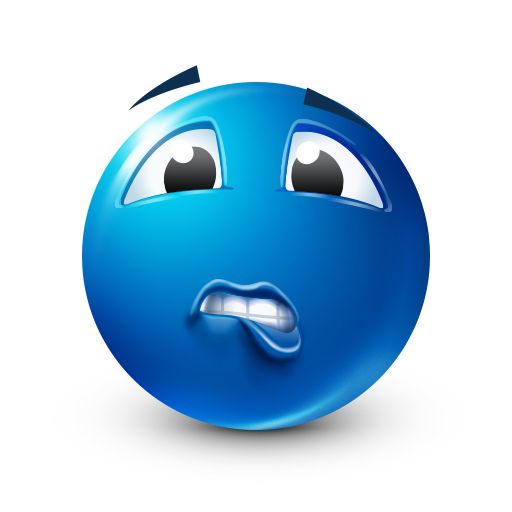 Quivering Lip | Blue emoji, Funny emoji, Smiley emoji