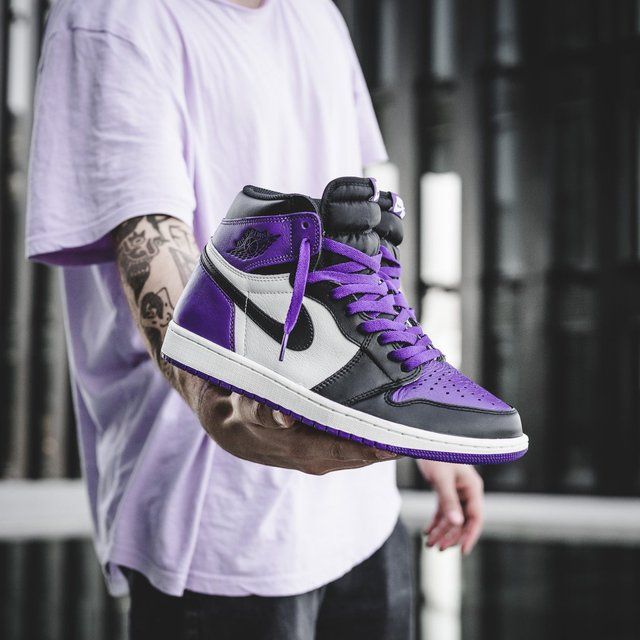 court purple with purple laces
