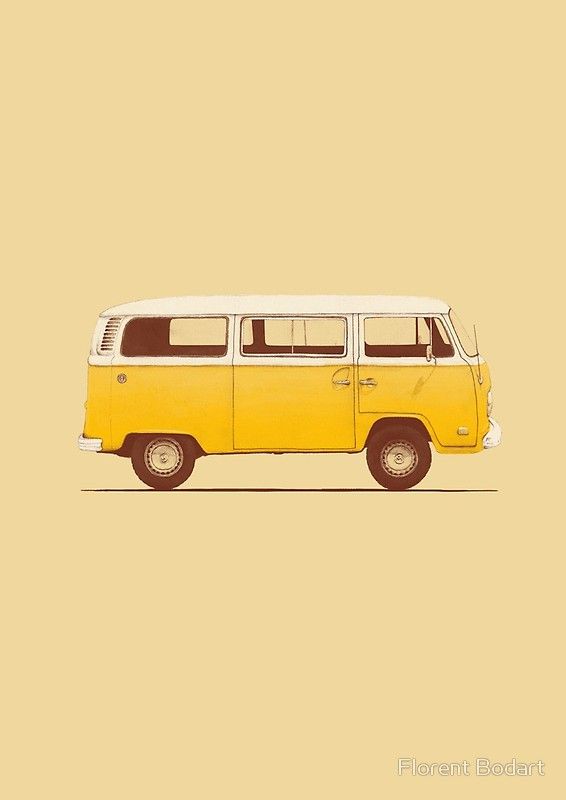 yellow vans drawing