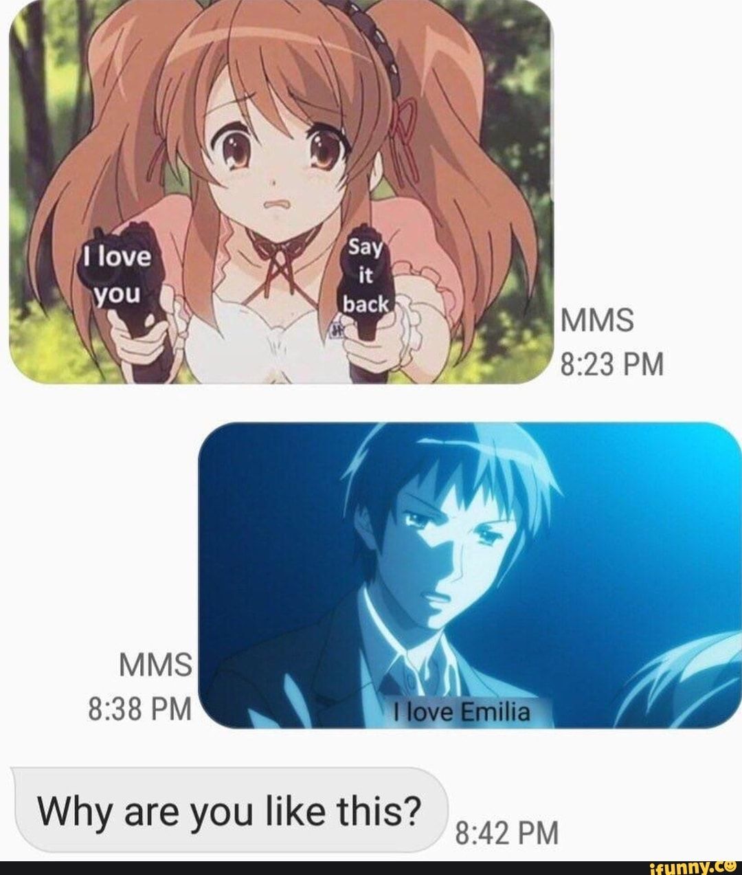 Anime Love You Meme